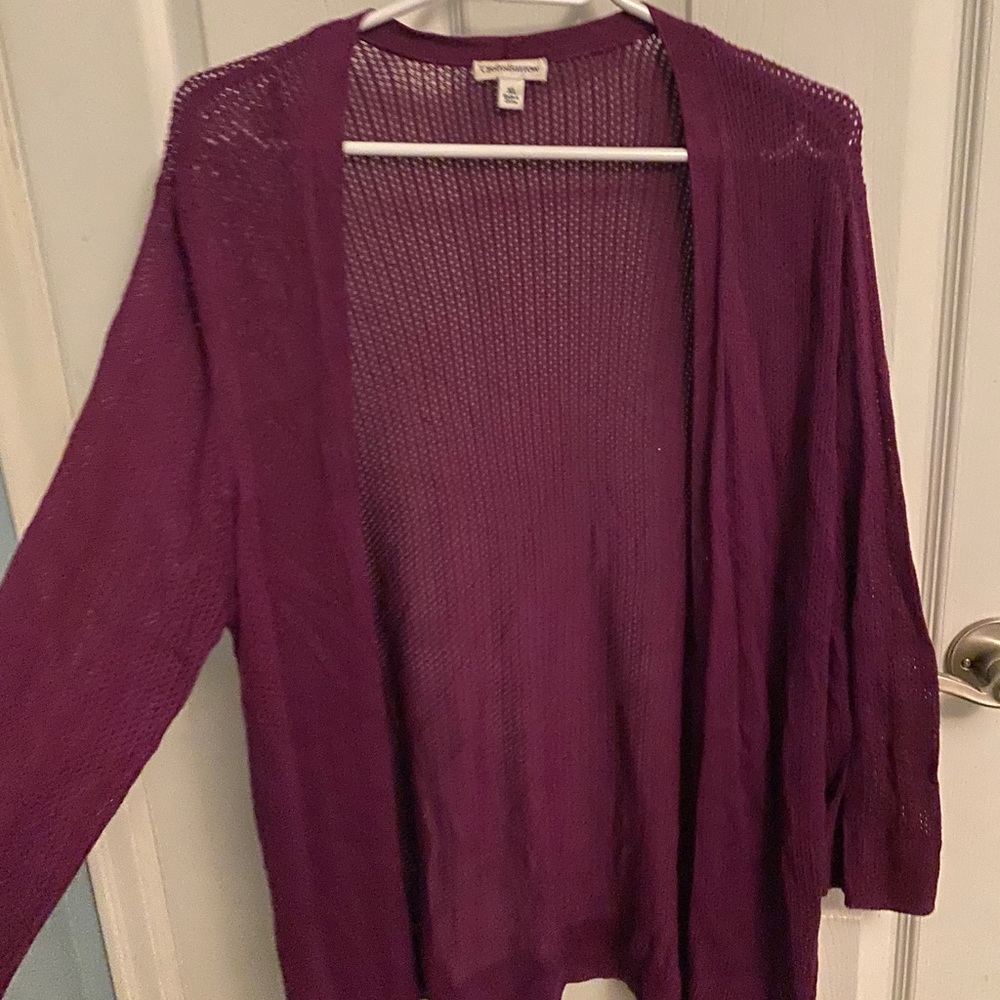 Warm and soft Burgundy cardigan